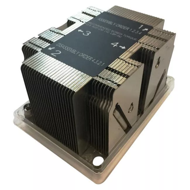Supermicro SNK-P0068PS 2U Passive CPU Heatsink for X11 Purley, Narrow Retention Mechanism