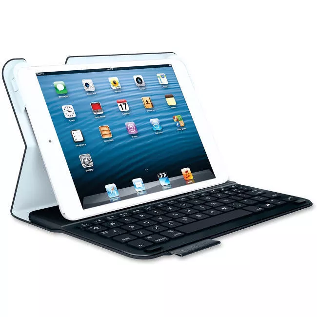 Logitech 920-005893 Keyboard/Cover Case (Folio) for 7" Apple iPad mini Tablet - Black