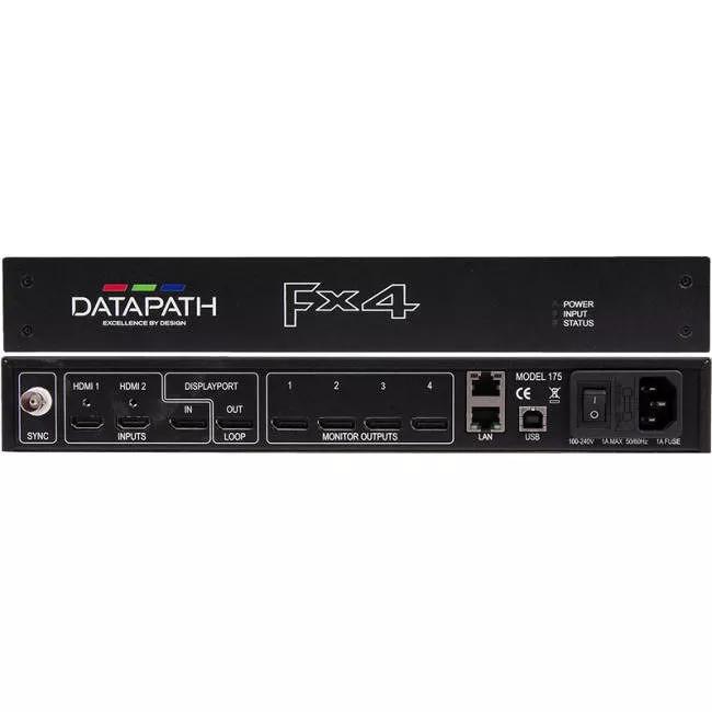 Datapath DATAPATH FX4/D Display Wall Controller with Four DisplayPort Outputs