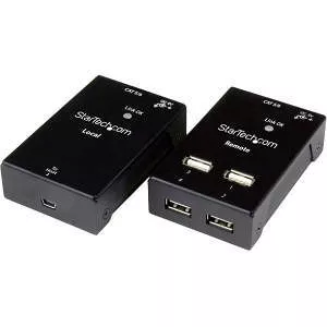 StarTech USB2004EXTV 4 Port USB 2.0-Over-Cat5-or-Cat6 Extender 165ft