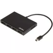Accell K088B-007B Mini DisplayPort 1.2 to 4 DisplayPort Multi-Display MST Hub