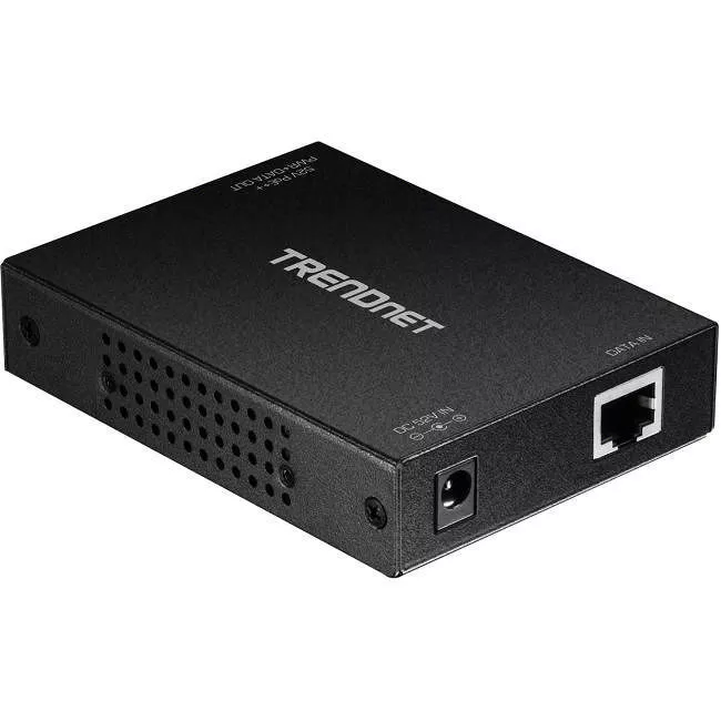 TRENDnet TPE-117GI Gigabit Ultra PoE+ Injector, Supplies PoE (15.4W), PoE+(30W) Or Ultra PoE(60W), Network A PoE Device Up To 100m(328 ft), Supports IEEE 802.3af,802.at,Ultra PoE, Plug & Play, Black,