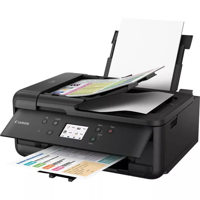 Canon 2232C002 PIXMA TR7520 Wireless Inkjet Multifunction Printer-Color-Copier/Fax/Scanner-4800x1200 Print-Automatic Duplex Print-200 sheets Input-Color Scanner-1200 Optical Scan-Color Fax-Wireless LAN- Mobile Printing
