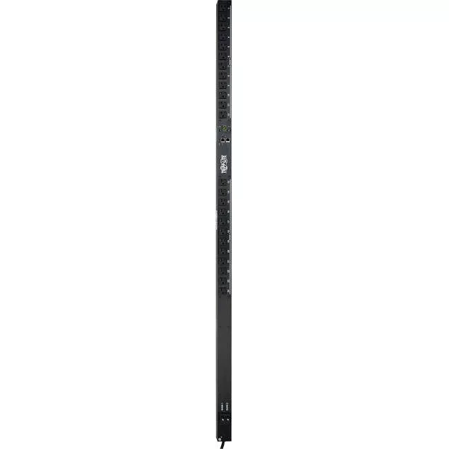 Tripp Lite PDUMNV30LX PDU 2.9kW Single-Phase Monitored PDU with LX Platform Interface 120V Outlets (24 5-15/20R) L5-30P Plug 0U Vertical TAA