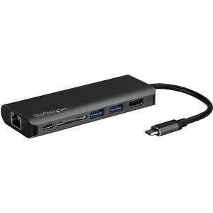 StarTech DKT30CSDHPD USB-C Adapter Hub SD Reader - 4K HDMI - GbE - 2x USB 3.0 Ports