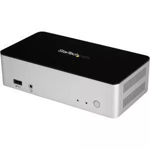 StarTech MST30C2HDPPD Dual Monitor USB C Dock - 2.5" SSD/HDD Bay - Win/Mac - 60W - MS