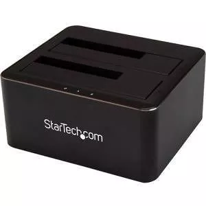 StarTech SDOCK2U33V Dual Hard Drive Docking Station - 2.5" - 3.5" - SATA - USB 3.2