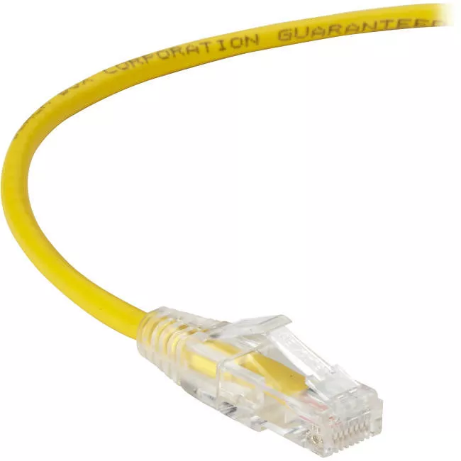 Black Box C6PC28-YL-15 Slim-Net Cat.6 UTP Patch Network Cable