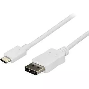 StarTech CDP2DPMM1MW 3ft/1m USB C to DisplayPort 1.2 Cable 4K 60Hz