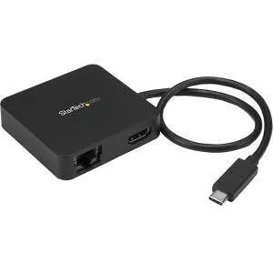 StarTech DKT30CHD USB C Multiport Adapter Thunderbolt 3 - 4K UHD HDMI Video - GbE, USB 3.0 Hub