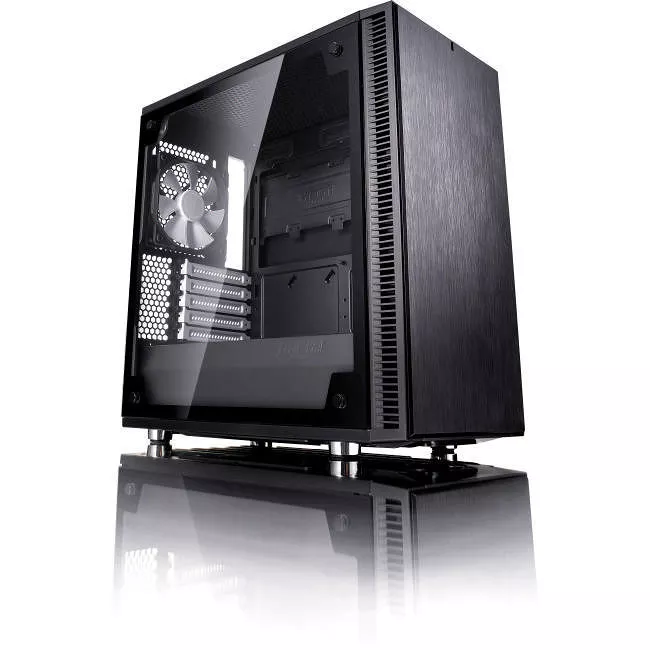 Fractal Design FD-CA-DEF-C-BK-TG Define C TG Computer Case with Windowed Side Panel - Mid-tower