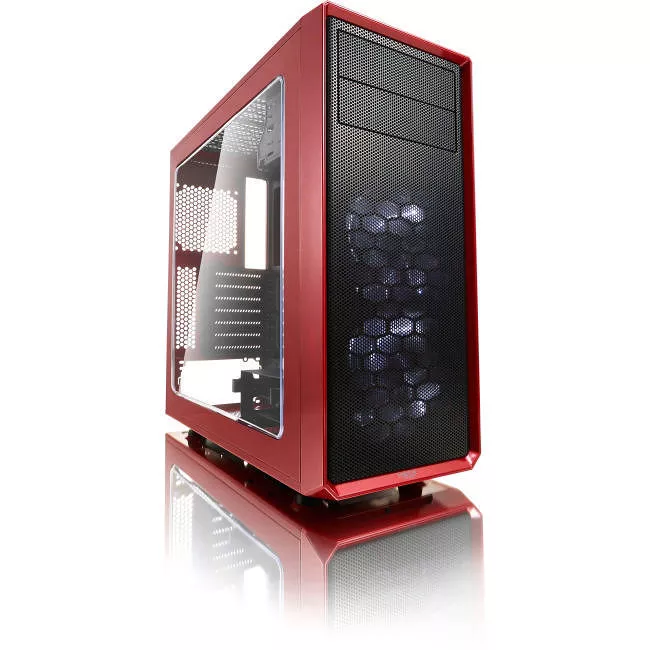 Fractal Design FD-CA-FOCUS-RD-W Focus G Mid-tower Computer Case - Mystic Red