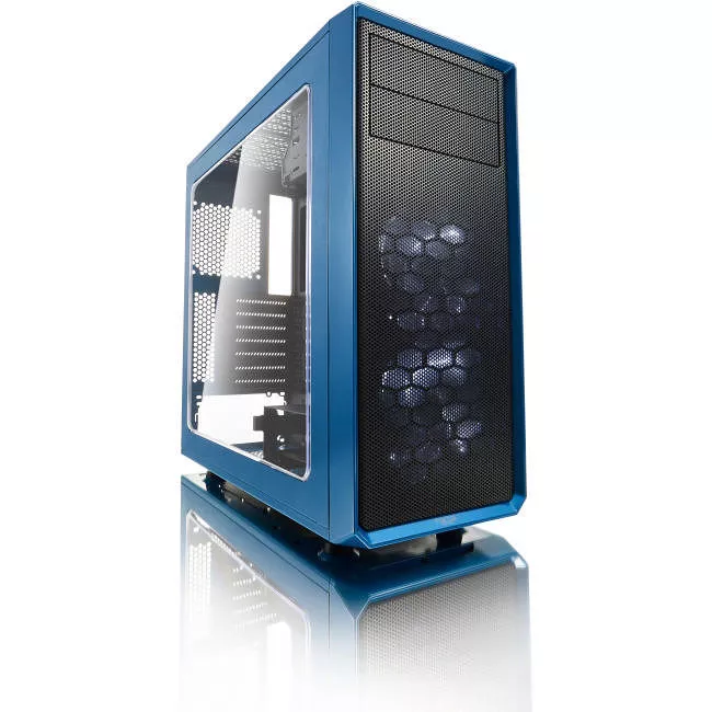 Fractal Design FD-CA-FOCUS-BU-W Focus G Mid-tower Computer Case - Windowed Side Panel - Petrol Blue