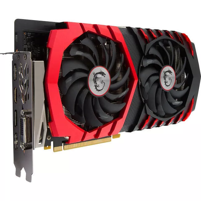 MSI G1060GX6 GTX 1060 GAMING X 6G - 6 GB GDDR5 - 1.59 GHz Core - PCIe 3.0 x16 - Dual Slot