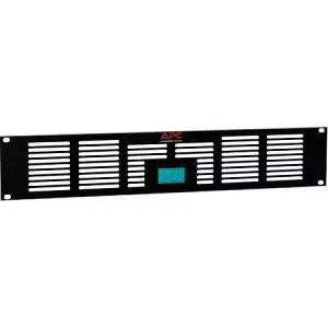 APC ACAC40000 NetShelter 2U Vent Panel with Temperature Display for 2U Rack Fan Panel