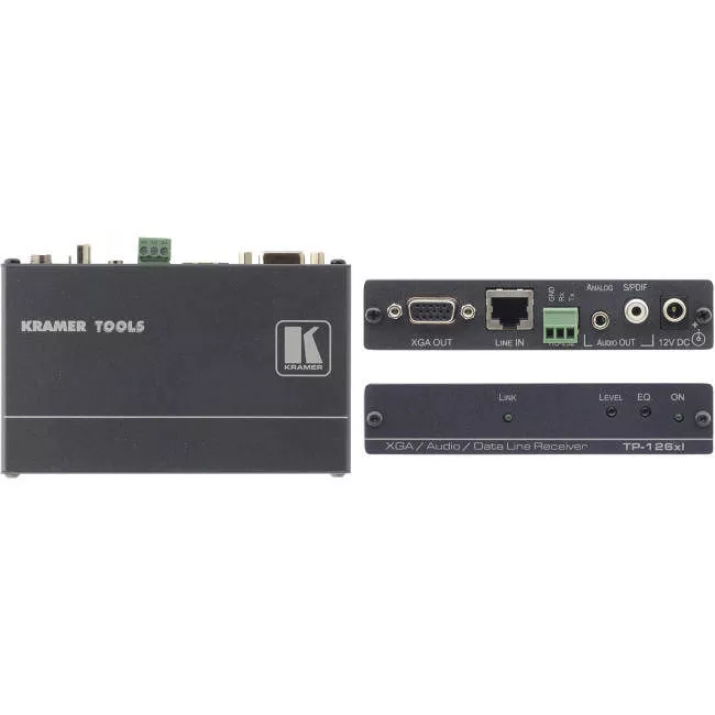 Kramer TP-126XL Bidirectional RS–232 over Twisted Pair Receiver with EDID