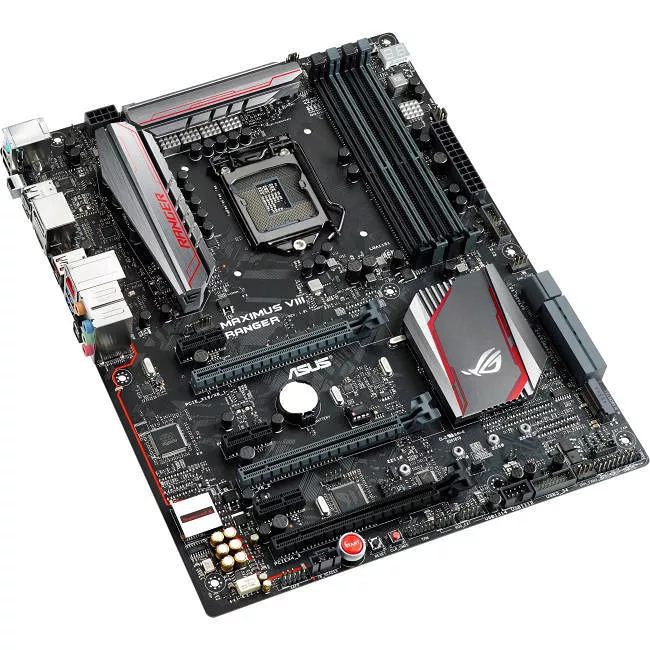 ASUS MAXIMUS VIII RANGER Desktop Motherboard - 1x Socket H4 LGA-1151 - Intel Z170 - 4x DDR4 - RAID - 1x M.2 - 3x PCIe x16 - ATX