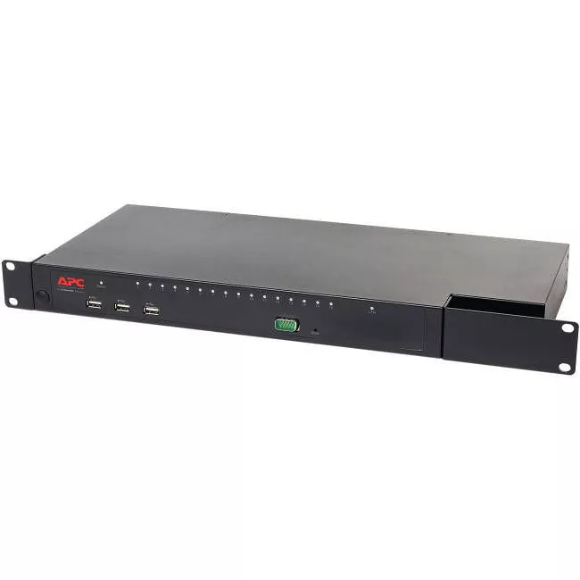 APC KVM1116P KVM 2G, Digital/IP, 1 Remote User, 1 Local User, 16 ports with Virtual Media