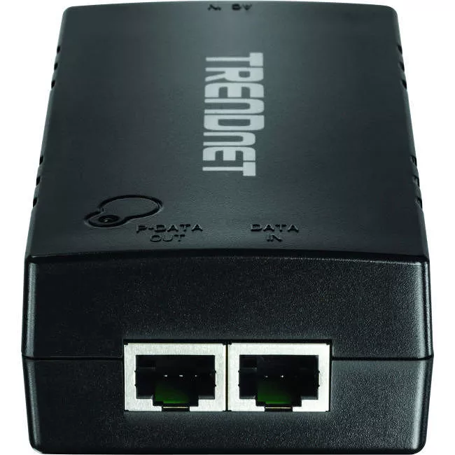 TRENDnet TPE-115GI Gigabit Power Over Ethernet Plus Injector, Converts Non-Poe Gigabit To Poe+ Or PoE Gigabit, Supplies PoE (15.4W) Or PoE+ (30W) Power Network Distances Up To 100M (328 ft.), Black,