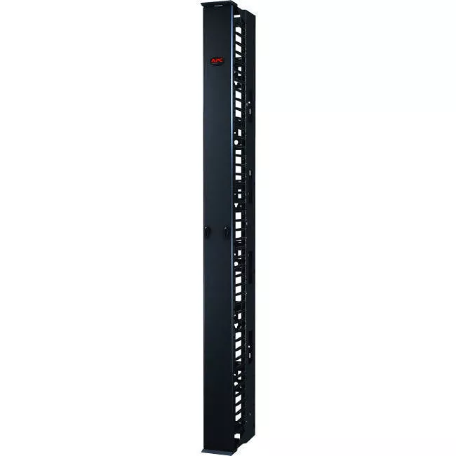 APC AR8615 Vertical Cable Manager for 2 & 4 Post Racks, 84"H x 6"W, Single-Sided with Door