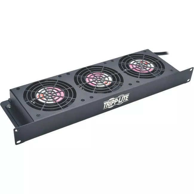 Tripp Lite SRFAN1U SmartRack 1U Fan Tray 3 120V High-Performance Fans 210 CFM 5-15P Plug