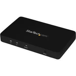 StarTech ST122HD4K 4K HDMI 2-Port Video Splitter - 1x2 HDMI Splitter w/ Solid Aluminum Housing