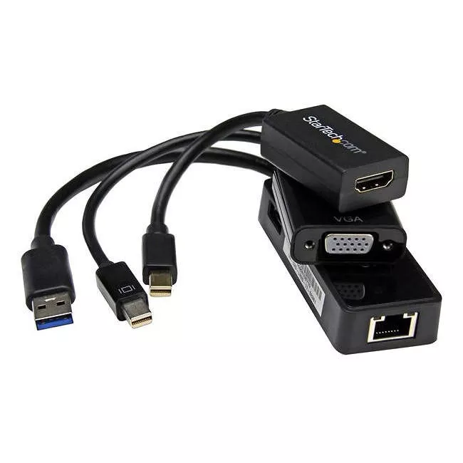 StarTech MSTP3MDPUGBK Surface and Surface Pro 4 3-in-1 Accessory Kit