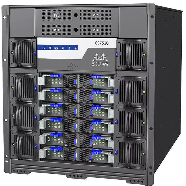 Mellanox MCS7520 EDR Infiniband Switch - 43 Tb/s - 216 Port - 4 PSU (N+N) - 8 Fans