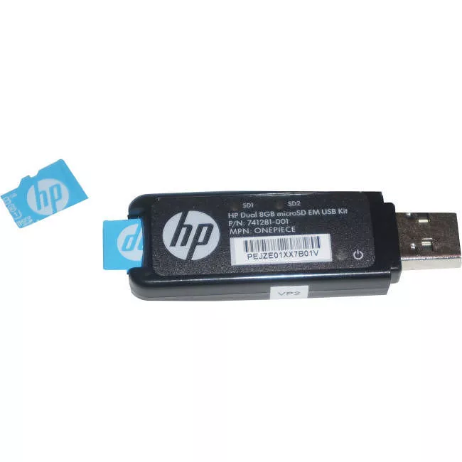 HP 741279-B21 Dual 8 GB MicroSD Enterprise Midline USB Kit