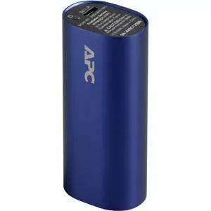APC M3BL Mobile Power Pack, 3000mAh Li-ion Cylinder, Blue