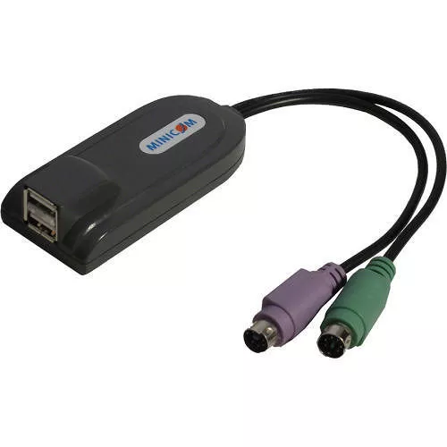 Tripp Lite 0DT60002 Minicom PS/2 to USB Converter for KVM Switch / Extender TAA GSA
