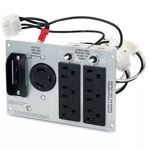 APC SUA027RM Backplate Kit W/(1) L5-30R and (6) 5-15R for Smart-UPS 2200 & 3000VA 3U-5U SUA Models