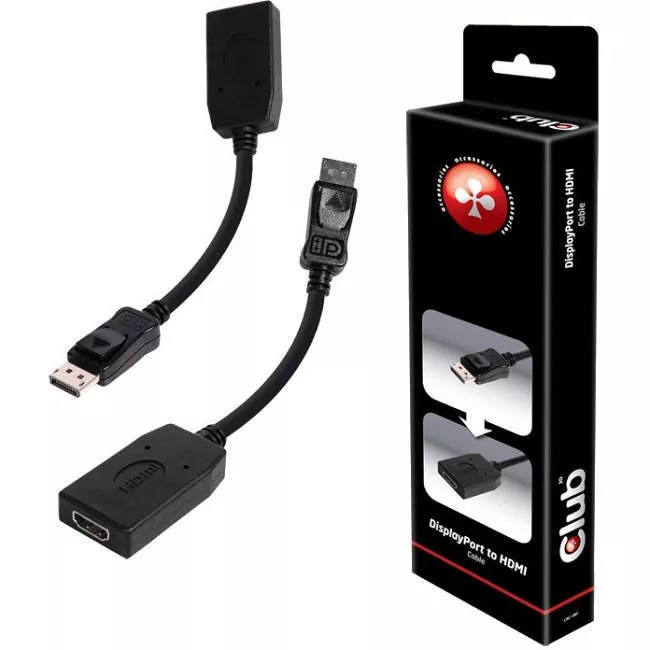 Club 3D CAC1001 DisplayPort to HDMI Adapter Cable