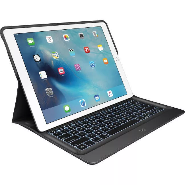 Logitech 920-007824 CREATE Keyboard/Cover Case (Folio) for iPad Pro - Black