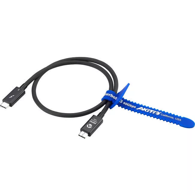 AKiTiO TB3CB000-001 40Gbps Thunderbolt 3 Cable (50cm)