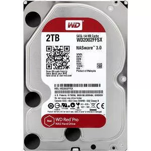 WD WD2002FFSX Red Pro 2 TB SATA 3.5" 64 MB Cache 7200 RPM Hard Drive