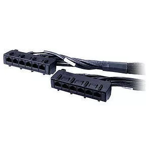 APC DDCC6-015 Data Distribution Cable, CAT6 UTP CMR 6XRJ-45 Black, 15FT (4.5M)