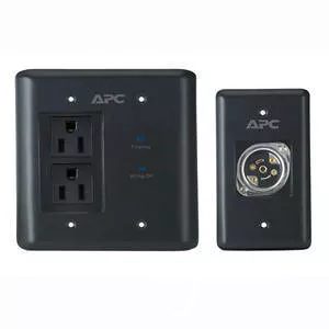 APC INWALLKIT-BLK AV Black In-Wall Power Filter and Connection Kit