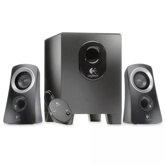 Logitech 980-000382 Z313 2.1 Speaker System - 25 W RMS - Black