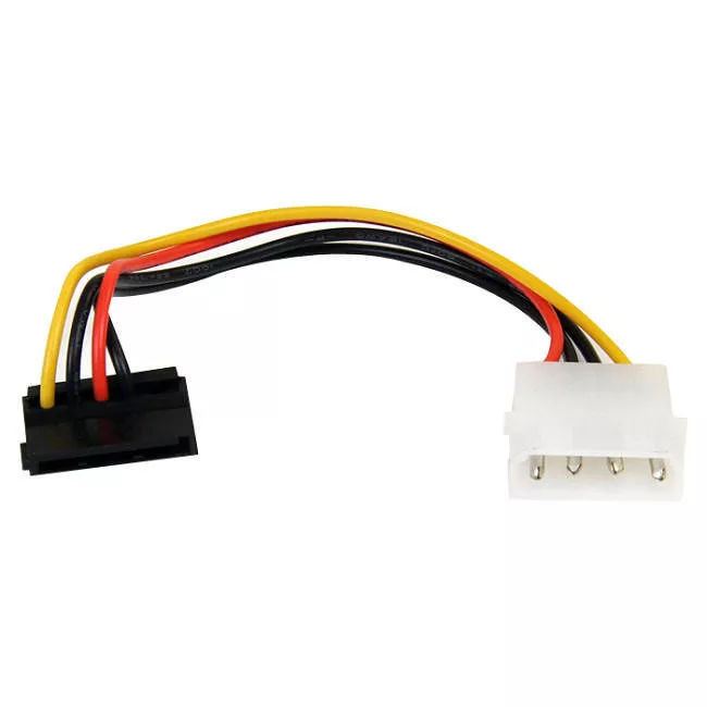 StarTech SATAPOWADAPR 6in 4 Pin LP4 to Right Angle SATA Power Cable Adapter