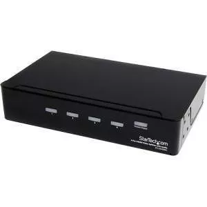 StarTech ST124HDMI2 HDMI Splitter 1 In 4 Out - 1080p - 4 Port - Mounting Brackets - 1.3 Audio