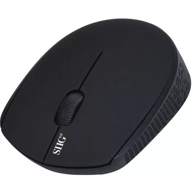 SIIG JK-WR0M12-S1 3-Button Wireless Optical Mouse - Black