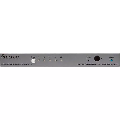 Gefen EXT-UHD600-41 Ultra HD 600 MHz 4x1 Switcher for HDMI w/ HDR