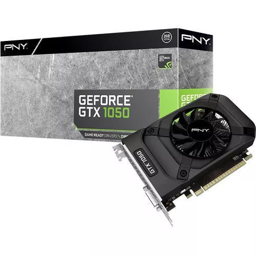 PNY VCGGTX10502PB GeForce GTX 1050 Graphic Card - 1.35 GHz Core - 2 GB GDDR5 - Dual Slot