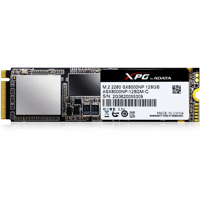 ADATA ASX8000NP-128GM-C XPG SSD - 128 GB - Internal - M.2 2280 - PCIe 3.0 x4