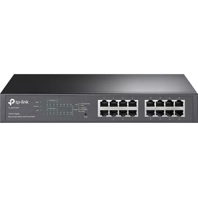TP-LINK TL-SG1016PE - 16-Port Gigabit Easy Smart PoE Switch with 8-Port PoE+