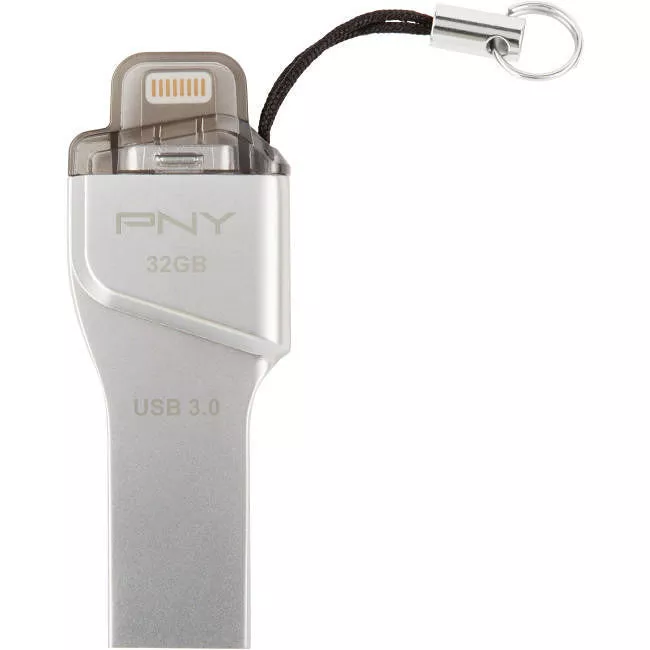 PNY P-FDI32GLA01S-GE 32 GB DUO-LINK OTG USB 3.0 Flash Drive for iPhone & iPad