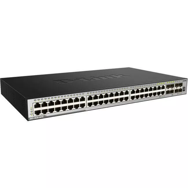 D-Link DGS-3630-52PC/SI 52-Port Layer 3 Stackable Managed Gigabit PoE Switch
