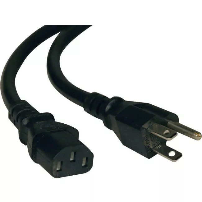 Tripp Lite P007-010 Power Extension Cord - 14AWG - 15A - 5-15P to C13 - 10 ft