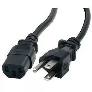 StarTech PXT101_10 10ft (3m) Computer Power Cord, NEMA 5-15P to C13, 10A 125V, 18AWG, Black Replacement AC PC Power Cord, TV/Monitor Power Cable